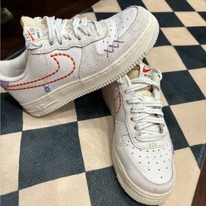 Nike Air Force 1 Multicolor Sneakers